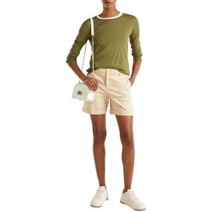 United Colors of Benetton Women's Bermuda Shorts 4cdr592g4, Light Beige 152, 10 United Colors of Benetton Women's Bermuda Shorts 4cdr592g4, Light Beige 152, 10