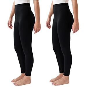 MUK LUKS Women's 2 Pack of Leggings Hosiery, Black/Black, X-Large (Pack of 2) MUK LUKS Women's 2 Pack of Leggings Hosiery, Black/Black, X-Large (Pack of 2)