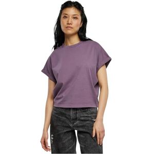 Urban Classics Women's Ladies Short Pigment Dye Cut on Sleeve Tee T-Shirt, Dusk Violet, L Urban Classics Women's Ladies Short Pigment Dye Cut on Sleeve Tee T-Shirt, Dusk Violet, L
