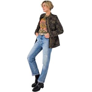 Joe Browns Women's Relaxed Fit Camo Jacket, Green, 18 Joe Browns Women's Relaxed Fit Camo Jacket, Green, 18