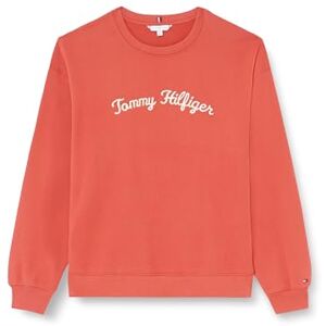 Tommy Hilfiger Women's Curve Regular Sweatshirt without Hood, Red (Terra Red), 20 Tommy Hilfiger Women's Curve Regular Sweatshirt without Hood, Red (Terra Red), 20