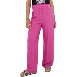 Joe Browns Women's Breezy Relaxed Fit Beach Trousers Casual Pants, Pink, 12 Joe Browns Women's Breezy Relaxed Fit Beach Trousers Casual Pants, Pink, 12