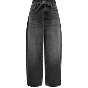 ONLY Women's Female mit Weitem Bein Onlgianna Mittlere Taille Ballon Schnitt Jeans Mw Straight DNM Dot980 Noos, Washed Black, 29W x 32L ONLY Women's Female mit Weitem Bein Onlgianna Mittlere Taille Ballon Schnitt Jeans Mw Straight DNM Dot980 Noos, Washed Black, 29W x 32L