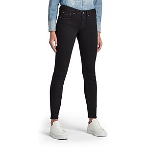 G-STAR Women's 3301 Mid Skinny Jeans, Black (pitch black D05889-B964-A810), 24W / 32L G-STAR Women's 3301 Mid Skinny Jeans, Black (pitch black D05889-B964-A810), 24W / 32L