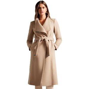 Ted Baker Women's WMO-Rose-Midi Length Belted Wool Wrap Coat, Camel, 8 Ted Baker Women's WMO-Rose-Midi Length Belted Wool Wrap Coat, Camel, 8