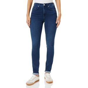 ONLY Women's Onlpower-Royal Hw Push Up Skinny DNM Ext Jeans, Dark Denim Blue, S / 30L ONLY Women's Onlpower-Royal Hw Push Up Skinny DNM Ext Jeans, Dark Denim Blue, S / 30L