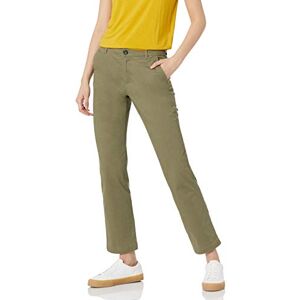 Amazon Essentials Women's Slim-Fit, Straight-Leg Stretch Twill Chino Trouser, Washed Olive, 22 Amazon Essentials Women's Slim-Fit, Straight-Leg Stretch Twill Chino Trouser, Washed Olive, 22