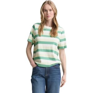TOM TAILOR Women's 1045964 T-Shirt, 37817-Green Mint Stripe, S TOM TAILOR Women's 1045964 T-Shirt, 37817-Green Mint Stripe, S