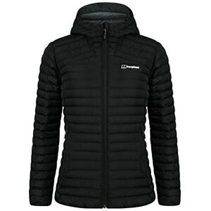 Berghaus Women's Nula Micro Synthetic Insulated Jacket Water Resistant Coat Lightweight Warm, Black/Black, 20 Berghaus Women's Nula Micro Synthetic Insulated Jacket Water Resistant Coat Lightweight Warm, Black/Black, 20