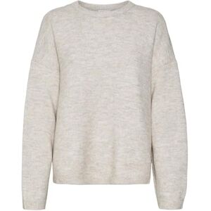 VERO MODA Women's Vmgemma Ls O-Neck Knit VMA Noos Sweater, Plaza Taupe, L VERO MODA Women's Vmgemma Ls O-Neck Knit VMA Noos Sweater, Plaza Taupe, L