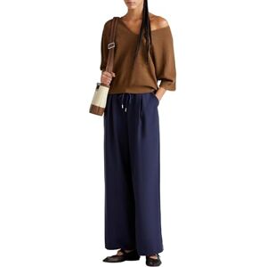 United Colors of Benetton Women's Maglia Scollo V M/M 115gd10cs Sweater, Brown, M United Colors of Benetton Women's Maglia Scollo V M/M 115gd10cs Sweater, Brown, M