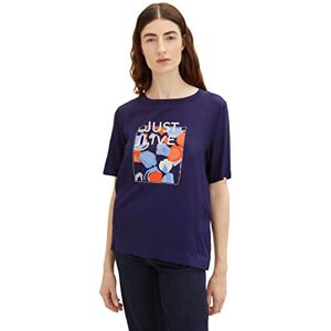 TOM TAILOR Ladie's 1035460 T-Shirt, 11331-Atlantic Ocean Blue, XXL TOM TAILOR Ladie's 1035460 T-Shirt, 11331-Atlantic Ocean Blue, XXL