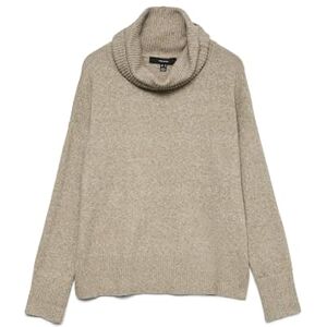 VERO MODA Women's Vmdoffy Cowlneck Blouse Ga Noos Pullover Sweater, Sepia Tint, 12 UK VERO MODA Women's Vmdoffy Cowlneck Blouse Ga Noos Pullover Sweater, Sepia Tint, 12 UK