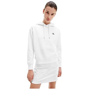 Calvin Klein Jeans Women Sweatshirt Ck Embroidery no Hood, White (Bright White), XXL Calvin Klein Jeans Women Sweatshirt Ck Embroidery no Hood, White (Bright White), XXL
