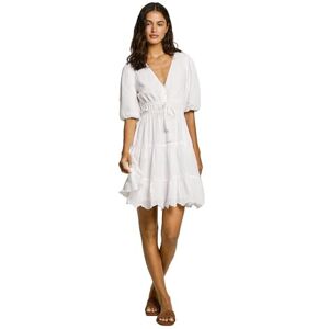 Pepe Jeans Women's Day Dress, White(Mousse White), S Pepe Jeans Women's Day Dress, White(Mousse White), S