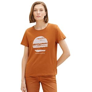 TOM TAILOR Ladies T-Shirt 1035378, 31650 Terracotta Brown, 2X-Small TOM TAILOR Ladies T-Shirt 1035378, 31650 Terracotta Brown, 2X-Small