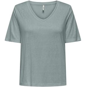 ONLY Onlelise S/S V-Neck Top JRS Noos, Abyss, XL ONLY Onlelise S/S V-Neck Top JRS Noos, Abyss, XL