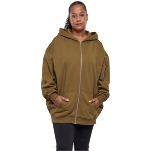 Urban Classics Women's Ladies Oversized Zip Hoody Hooded Sweatshirt, Summerolive, S Urban Classics Women's Ladies Oversized Zip Hoody Hooded Sweatshirt, Summerolive, S