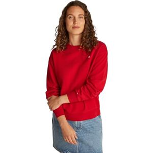 Tommy Hilfiger Women’s Contrast Flag Regular Fit Sweatshirt, Red (Primary Red), S Tommy Hilfiger Women’s Contrast Flag Regular Fit Sweatshirt, Red (Primary Red), S