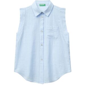 United Colors of Benetton Women's Camicia 5onvdq0c1 Shirt, Blue, S United Colors of Benetton Women's Camicia 5onvdq0c1 Shirt, Blue, S