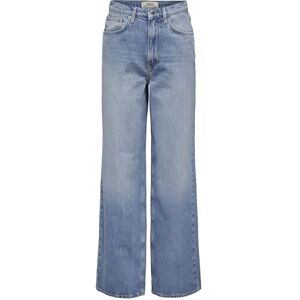ONLY Women's Onlhope Icon Ex Hw Wide DNM Cro305 Noos Jeans, Medium Blue (Medium Blue Denim), 32W x 32L ONLY Women's Onlhope Icon Ex Hw Wide DNM Cro305 Noos Jeans, Medium Blue (Medium Blue Denim), 32W x 32L