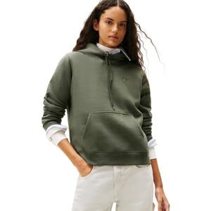 Tommy Jeans Women's Tjw Reg S Flag Hoodie Dw0Dw19958 Pullover, Green (Pewter Green), XL Tommy Jeans Women's Tjw Reg S Flag Hoodie Dw0Dw19958 Pullover, Green (Pewter Green), XL