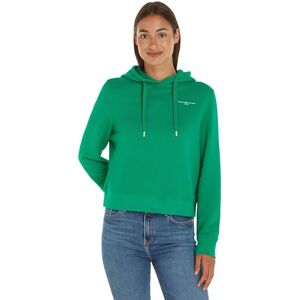 Tommy Hilfiger Women Hoodie Logo, Green (Olympic Green), L Tommy Hilfiger Women Hoodie Logo, Green (Olympic Green), L