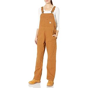 Carhartt , Women's, Rugged Flex® Loose Fit Canvas Bib Overall, ® Brown, XS Carhartt , Women's, Rugged Flex® Loose Fit Canvas Bib Overall, ® Brown, XS