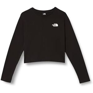 The North Face Women's L/S Simple Dome Crop T-Shirt, TNF Black, L The North Face Women's L/S Simple Dome Crop T-Shirt, TNF Black, L