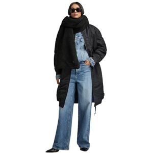 G-STAR Women's Long Bomber wmn, Black (dk black D23543-C143-6484), S G-STAR Women's Long Bomber wmn, Black (dk black D23543-C143-6484), S