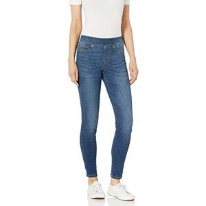 Amazon Essentials Women's Mid-Rise Stretch Pull-On Jegging Discontinued Colours, Medium Blue, 10 Amazon Essentials Women's Mid-Rise Stretch Pull-On Jegging Discontinued Colours, Medium Blue, 10