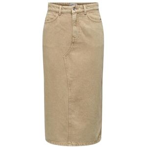 ONLY Women's Onllola-Cilla Hw Long Slit Skirt PNT Jumpsuit, Tannin, M ONLY Women's Onllola-Cilla Hw Long Slit Skirt PNT Jumpsuit, Tannin, M