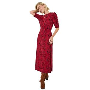 Joe Browns Women's Floral Print Jersey Dress, Red, 18 Joe Browns Women's Floral Print Jersey Dress, Red, 18