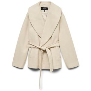 VERO MODA Bestseller A/S Women's VMANNE Bergen LCS Jacket, Oatmeal/Detail: Melange, S, Oatmeal/Detail: Melange., S VERO MODA Bestseller A/S Women's VMANNE Bergen LCS Jacket, Oatmeal/Detail: Melange, S, Oatmeal/Detail: Melange., S