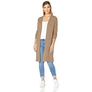 Amazon Essentials Women's Lightweight Longline Open-Front Long Sleeve Cardigan (Available in Plus Size), Camel Heather, XS Amazon Essentials Women's Lightweight Longline Open-Front Long Sleeve Cardigan (Available in Plus Size), Camel Heather, XS