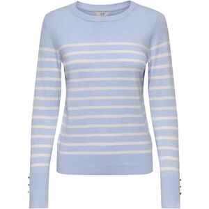 JDY Women's malou Malou KNT Noos L/S On Button Pullover, Kentucky Blue, L JDY Women's malou Malou KNT Noos L/S On Button Pullover, Kentucky Blue, L