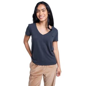 Roxy Long Sleeved Knit top is Flowing TOP V Young Womens Black M Roxy Long Sleeved Knit top is Flowing TOP V Young Womens Black M