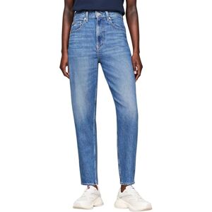 Tommy Jeans Women's Mom Jean Uh Tpr Ch0130 Co Dw0dw19245 Tapered, Denim Medium, 29W / 28L Tommy Jeans Women's Mom Jean Uh Tpr Ch0130 Co Dw0dw19245 Tapered, Denim Medium, 29W / 28L