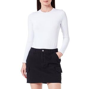 ONLY Women's Onlmalfy Hw Short Cargo Skirt PNT Cargorock, Black, S ONLY Women's Onlmalfy Hw Short Cargo Skirt PNT Cargorock, Black, S