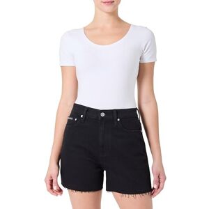 Calvin Klein Women’s Mom Fit Denim Shorts, Black (Denim Black), 26W Calvin Klein Women’s Mom Fit Denim Shorts, Black (Denim Black), 26W