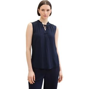 TOM TAILOR Women's 1042950 Blouse, 10668-Sky Captain Blue, 12 TOM TAILOR Women's 1042950 Blouse, 10668-Sky Captain Blue, 12