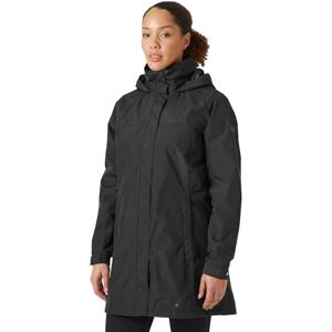 Helly Hansen Women's Aden Long Waterproof Jacket, Black, L Helly Hansen Women's Aden Long Waterproof Jacket, Black, L