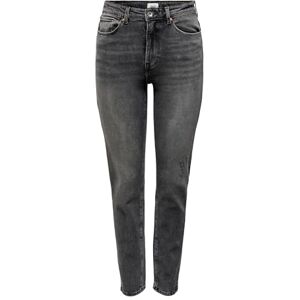 ONLY Women's Female Straight-fit Onlemily Hohe Taille Gerade Geschnitten Jeans Trouser, Dark Grey Denim, 33W x 32L ONLY Women's Female Straight-fit Onlemily Hohe Taille Gerade Geschnitten Jeans Trouser, Dark Grey Denim, 33W x 32L