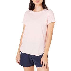 Amazon Essentials Women's Studio Relaxed-Fit Lightweight Crewneck T-Shirt (Available in Plus Size), Light Pink, Large Amazon Essentials Women's Studio Relaxed-Fit Lightweight Crewneck T-Shirt (Available in Plus Size), Light Pink, Large