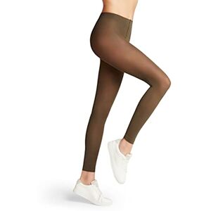 FALKE Women's Pure Matt 50 DEN W Le Semi-Opaque Plain 1 Pair Leggings, Green Military 7826, M FALKE Women's Pure Matt 50 DEN W Le Semi-Opaque Plain 1 Pair Leggings, Green Military 7826, M