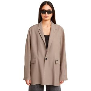 G-STAR Women's Boyfriend Blazer, Beige (vintage khaki D25986-D714-G053), S G-STAR Women's Boyfriend Blazer, Beige (vintage khaki D25986-D714-G053), S