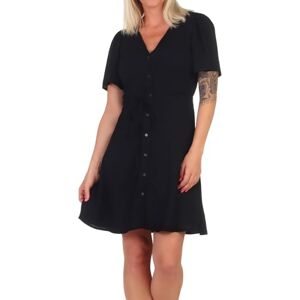 VERO MODA Women's Vmalba SS Short Dress WVN Noos, Black, L VERO MODA Women's Vmalba SS Short Dress WVN Noos, Black, L