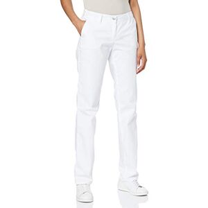 BP 1734-686-21/12l, Women's chinos, Stretch fabric 230,00 g/m², fabric blend with stretch, Color white, Size 12l BP 1734-686-21/12l, Women's chinos, Stretch fabric 230,00 g/m², fabric blend with stretch, Color white, Size 12l