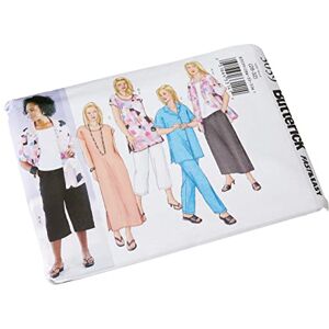 Butterick Patterns B3039 Size 28W Women's Petite Shirt, Top, Tunic, Dress, Skirt and Pants, White Butterick Patterns B3039 Size 28W Women's Petite Shirt, Top, Tunic, Dress, Skirt and Pants, White
