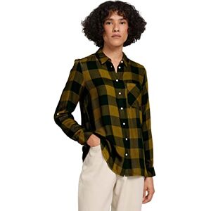 TOM TAILOR Women's 1028869 Blouse, 28701-Green Small Check Woven, 32 TOM TAILOR Women's 1028869 Blouse, 28701-Green Small Check Woven, 32